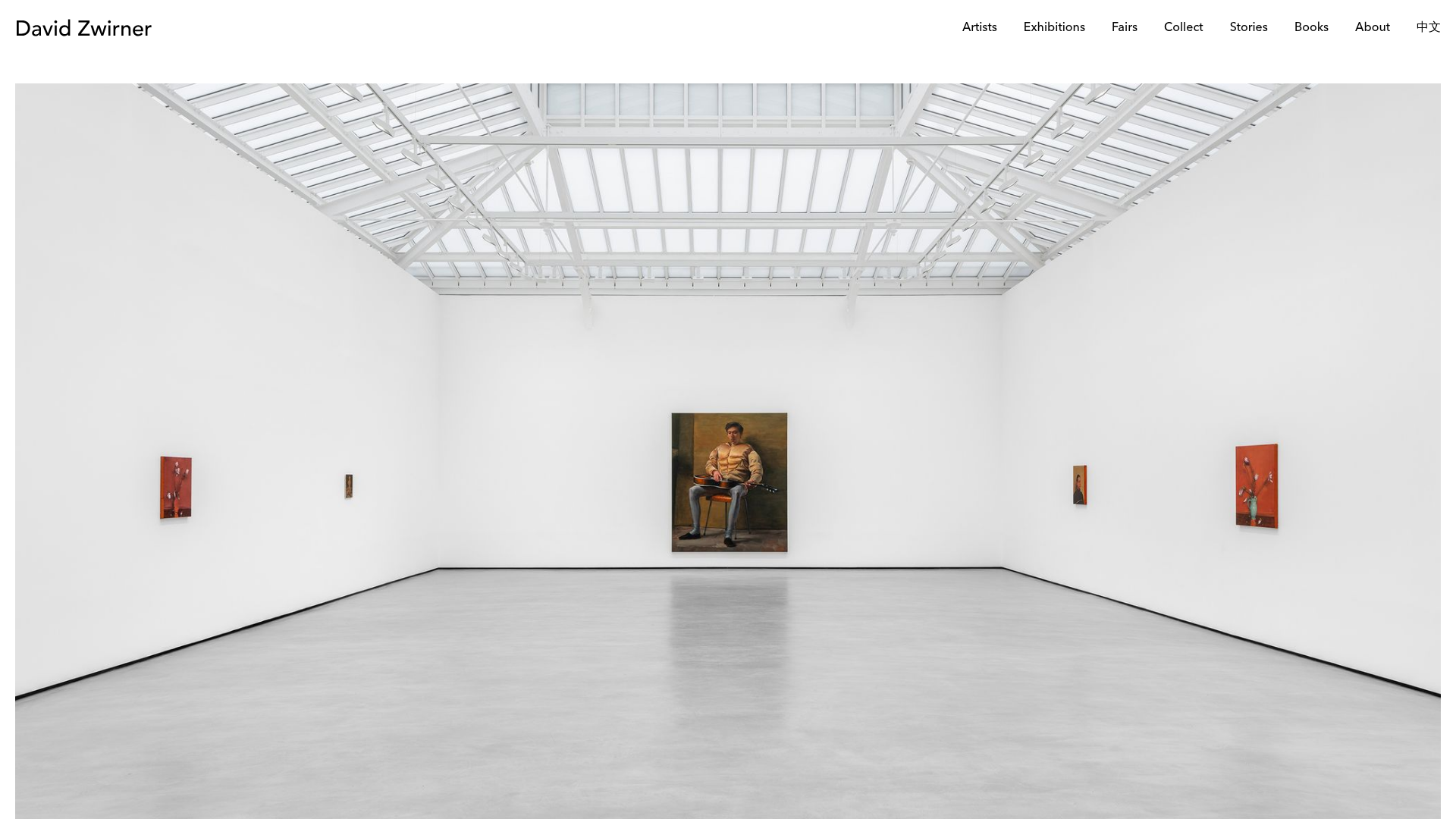 Page d'accueil David Zwirner