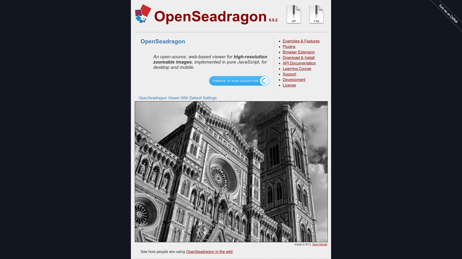 Visionneuse deep zoom OpenSeadragon